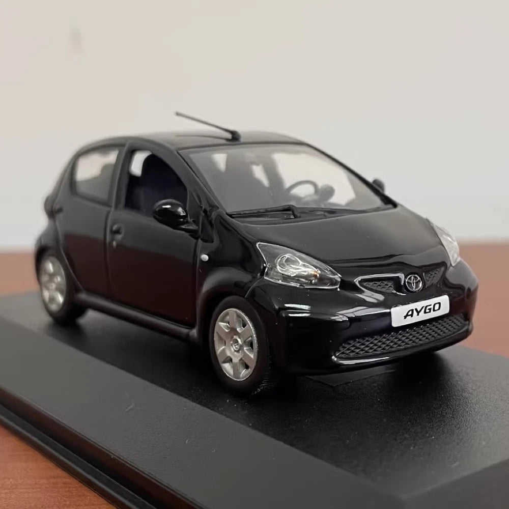 [Minichamps] 1:43 Toyota 2005 Aygo nero modellino di auto Die-Cast