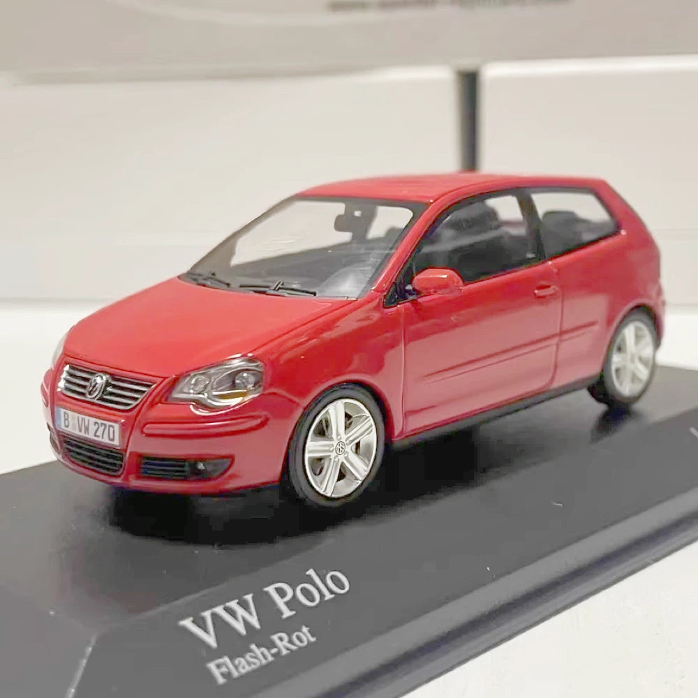 [Minichamps] 1:43 Volkswagen 2005 Polo 9N3 rouge voiture miniature Die-Cast