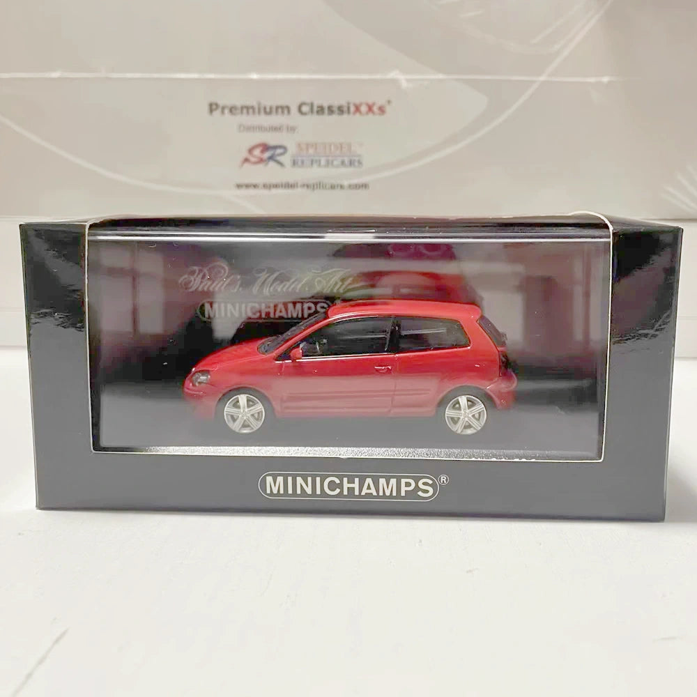 [Minichamps] 1:43 Volkswagen 2005 Polo 9N3 rouge voiture miniature Die-Cast