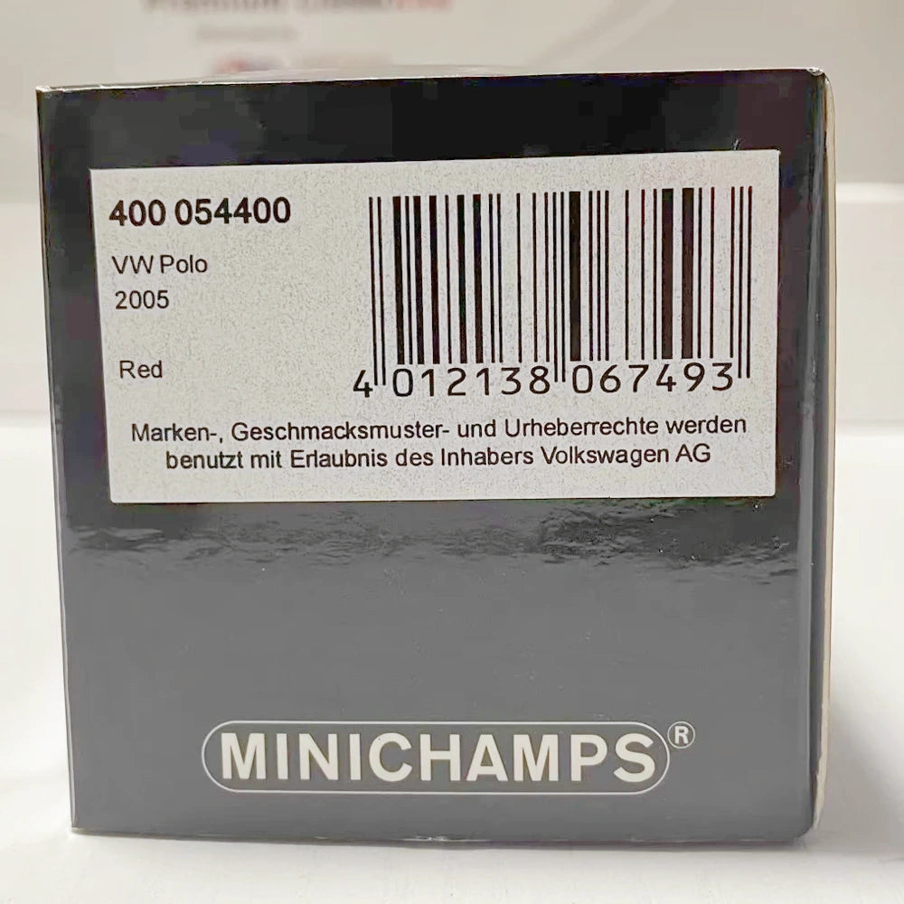[Minichamps] 1:43 Volkswagen 2005 Polo 9N3 Red Model Car Die-Cast