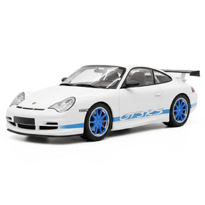 [Minichamps] 1:18 Porsche 2004 911 996 GT3 RS White Blue Model Car Resin