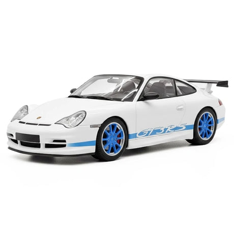 [Minichamps] 1:18 Porsche 2004 911 996 GT3 RS White Blue Model Car Resin