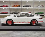 [Minichamps] 1:18 Porsche 2004 911 996 GT3 RS White Red Model Car Resin