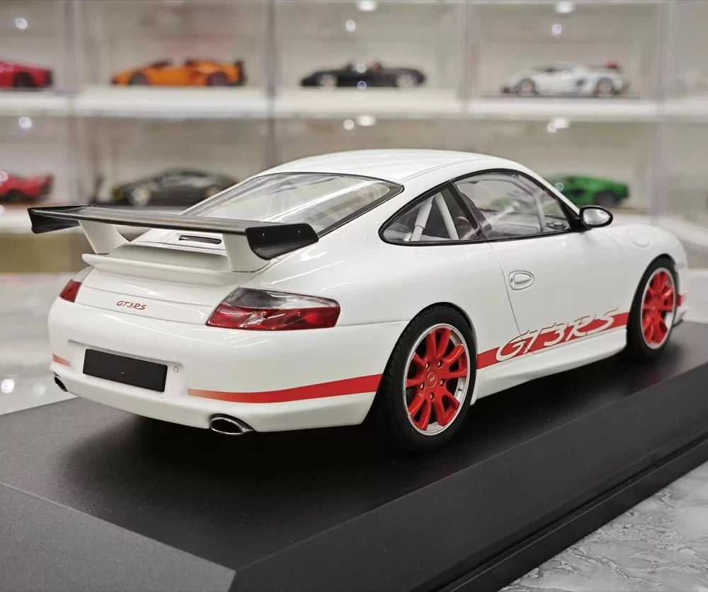 [Minichamps] 1:18 Porsche 2004 911 996 GT3 RS White Red Model Car Resin