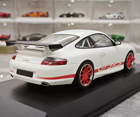 [Minichamps] 1:18 Porsche 2004 911 996 GT3 RS White Red Model Car Resin