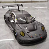 [Minichamps] 1:18 Porsche 2023 911 GT3 R 992 Race Car grå modellbil harts