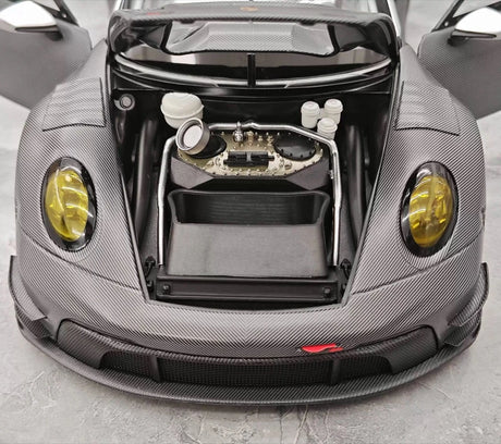 [Minichamps] 1:18 Porsche 2023 911 GT3 R 992 Race Car Gray Model Car Resin