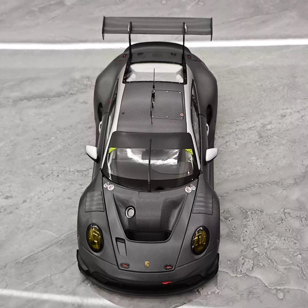 [Minichamps] 1:18 Porsche 2023 911 GT3 R 992 Race Car grå modellbil harts