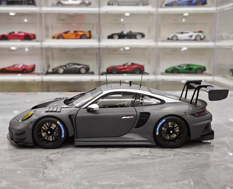 [Minichamps] 1:18 Porsche 2023 911 GT3 R 992 Race Car Gray Model Car Resin