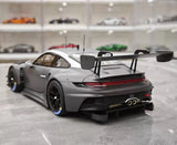 [Minichamps] 1:18 Porsche 2023 911 GT3 R 992 Race Car grå modellbil harts