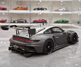 [Minichamps] 1:18 Porsche 2023 911 GT3 R 992 Race Car grå modellbil harts