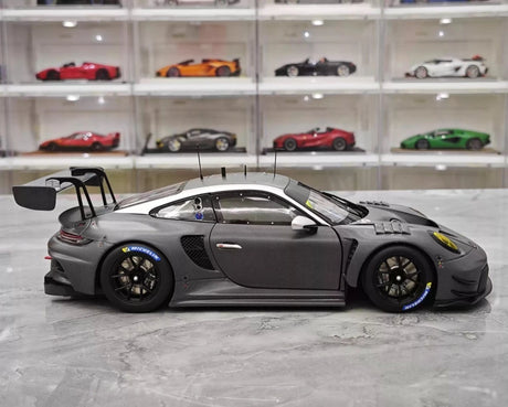 [Minichamps] 1:18 Porsche 2023 911 GT3 R 992 Race Car Gray Model Car Resin