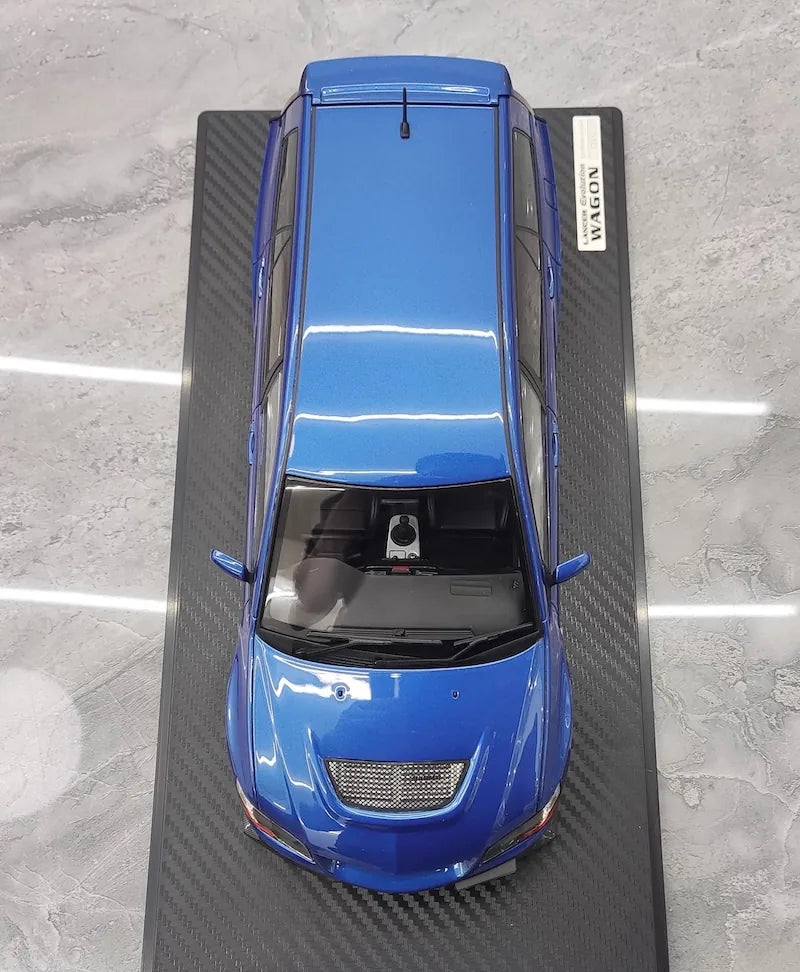 1:18 Mitsubishi 2005 Lancer Evo IX Wagon Blue Die Cast Model Car