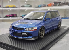 1:18 Mitsubishi 2005 Lancer Evo IX Wagon Blue Die Cast Model Car