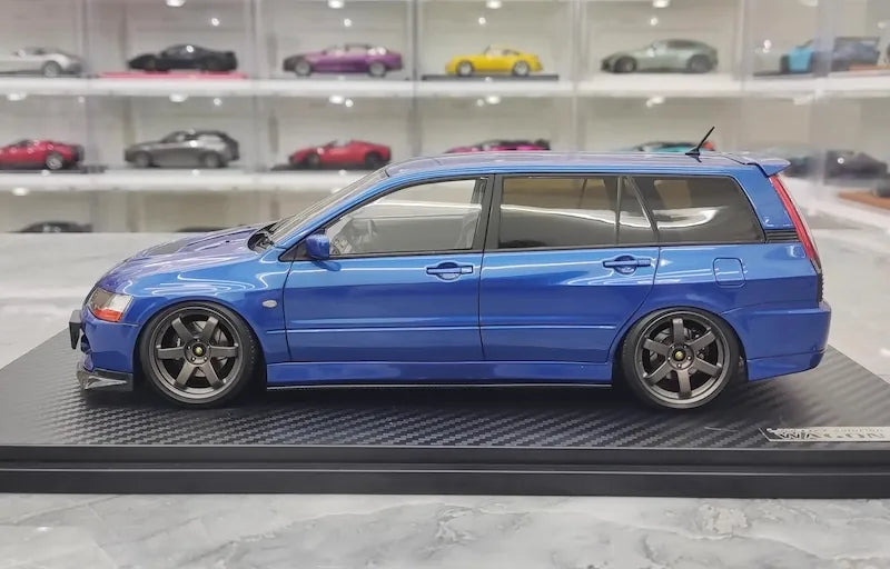 1:18 Mitsubishi 2005 Lancer Evo IX Wagon Blue Die Cast Model Car