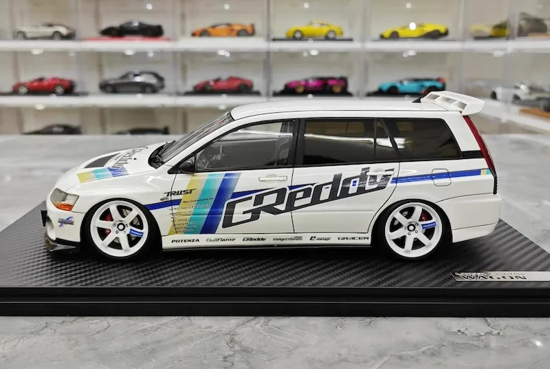 1:18 Mitsubishi 2005 Lancer Evo IX Wagon Greddy Die Cast Model Car