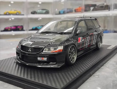 1:18 Mitsubishi 2005 Lancer Evo IX Wagon RalliArt Black Die Cast Model Car