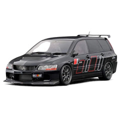 1:18 Mitsubishi 2005 Lancer Evo IX Wagon RalliArt Black Die Cast Model Car