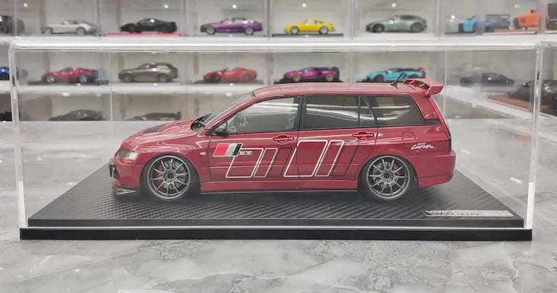 1:18 Mitsubishi 2005 Lancer Evo IX Wagon RalliArt Red Die Cast Model Car