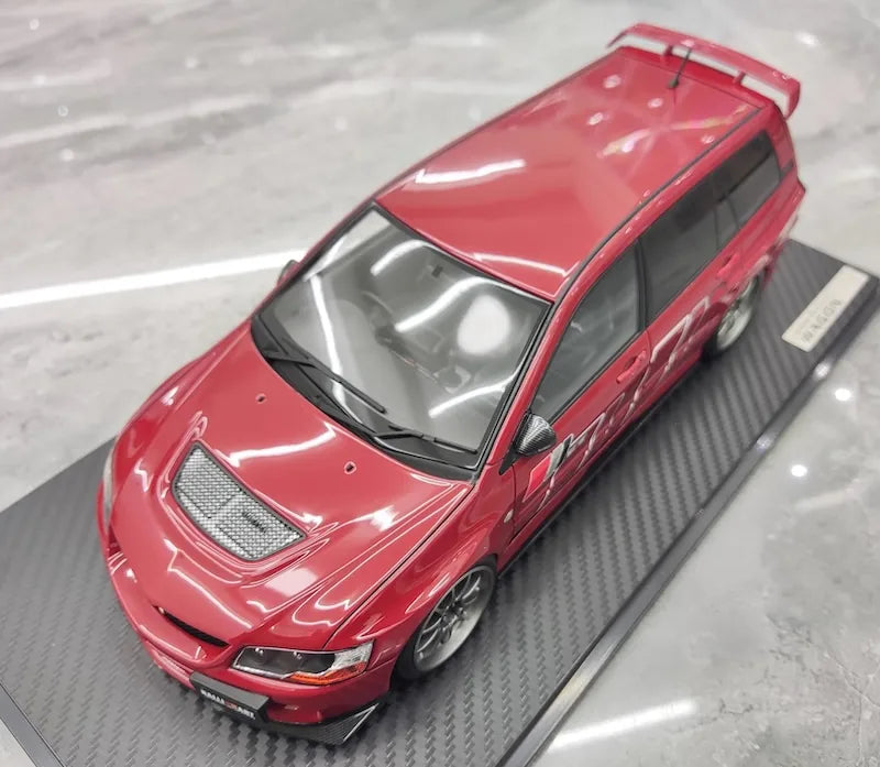 1:18 Mitsubishi 2005 Lancer Evo IX Wagon RalliArt Red Die Cast Model Car