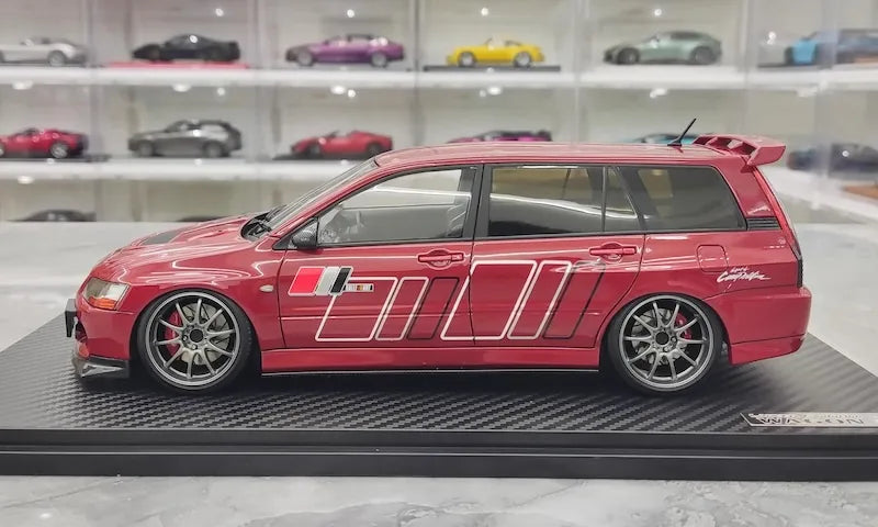 1:18 Mitsubishi 2005 Lancer Evo IX Wagon RalliArt Red Die Cast Model Car