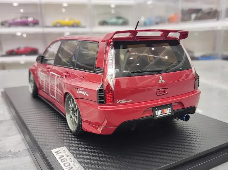 1:18 Mitsubishi 2005 Lancer Evo IX Wagon RalliArt Red Die Cast Model Car