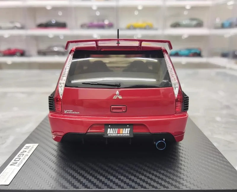 1:18 Mitsubishi 2005 Lancer Evo IX Wagon RalliArt Red Die Cast Model Car