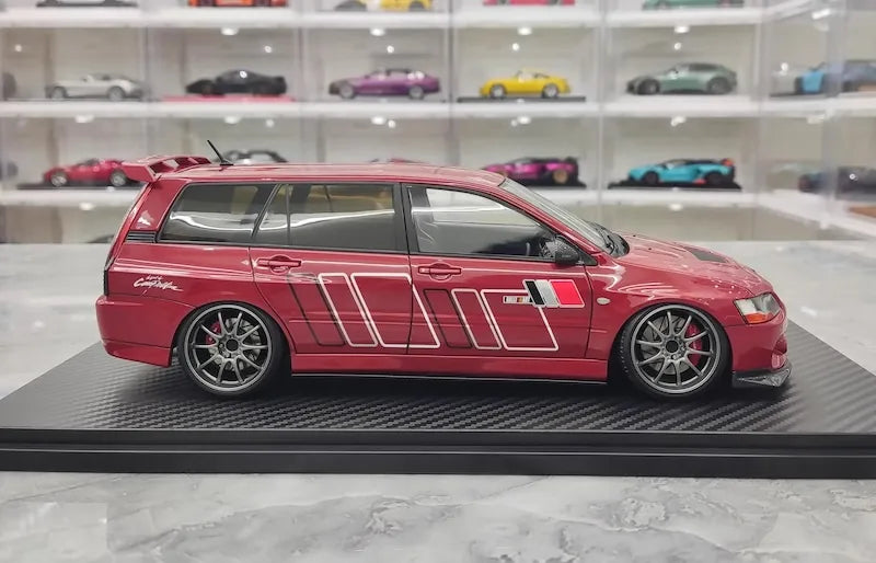 1:18 Mitsubishi 2005 Lancer Evo IX Wagon RalliArt Red Die Cast Model Car