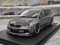 1:18 Mitsubishi 2005 Lancer Evo IX Wagon Silver Die Cast Model Car