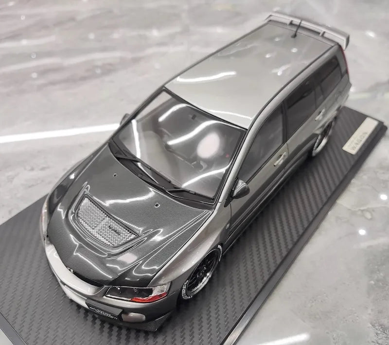 1:18 Mitsubishi 2005 Lancer Evo IX Wagon Silver Die Cast Model Car