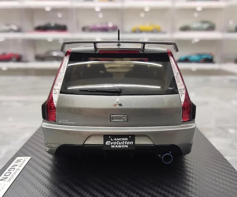 1:18 Mitsubishi 2005 Lancer Evo IX Wagon Silver Die Cast Model Car