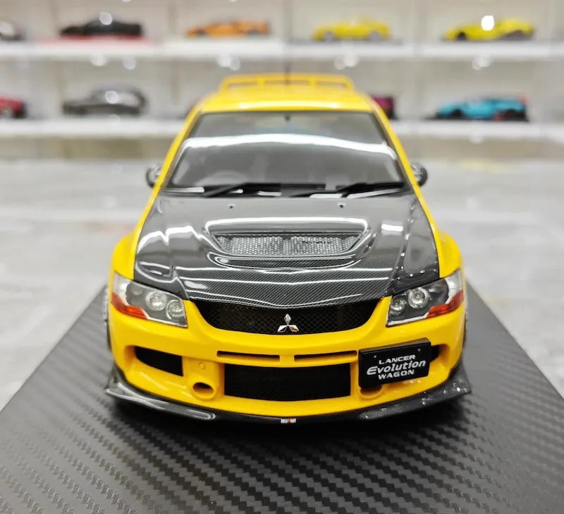 1:18 Mitsubishi 2005 Lancer Evo IX Wagon Yellow Die Cast Model Car