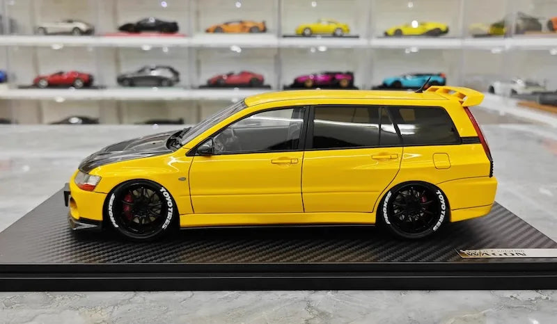 1:18 Mitsubishi 2005 Lancer Evo IX Wagon Yellow Die Cast Model Car