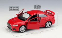 1:36 Mitsubishi Lancer Evolution X Die Cast Model Car