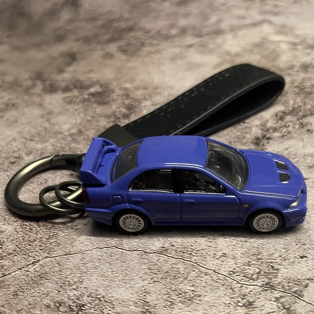Mitsubishi Lancer Evolution VI Keychains 1:64 سيارة مصغرة Keychain
