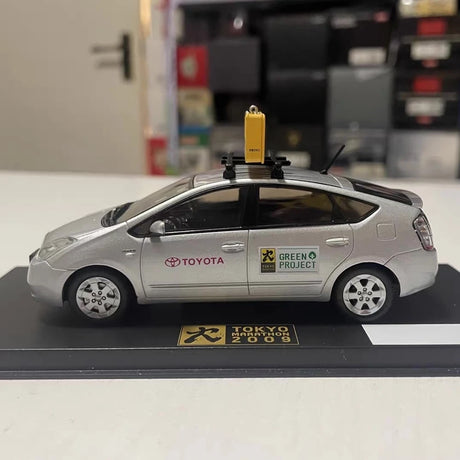 [MonoX] 1:43 Toyota 2009 Prius Tokyo Marathon Official Pace Silver Model Car Die-Cast