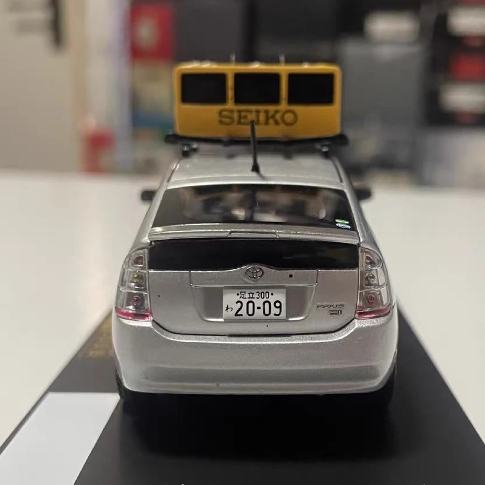 [MonoX] 1:43 Toyota 2009 Prius Tokyo Marathon Official Pace Silver Model Car Die-Cast