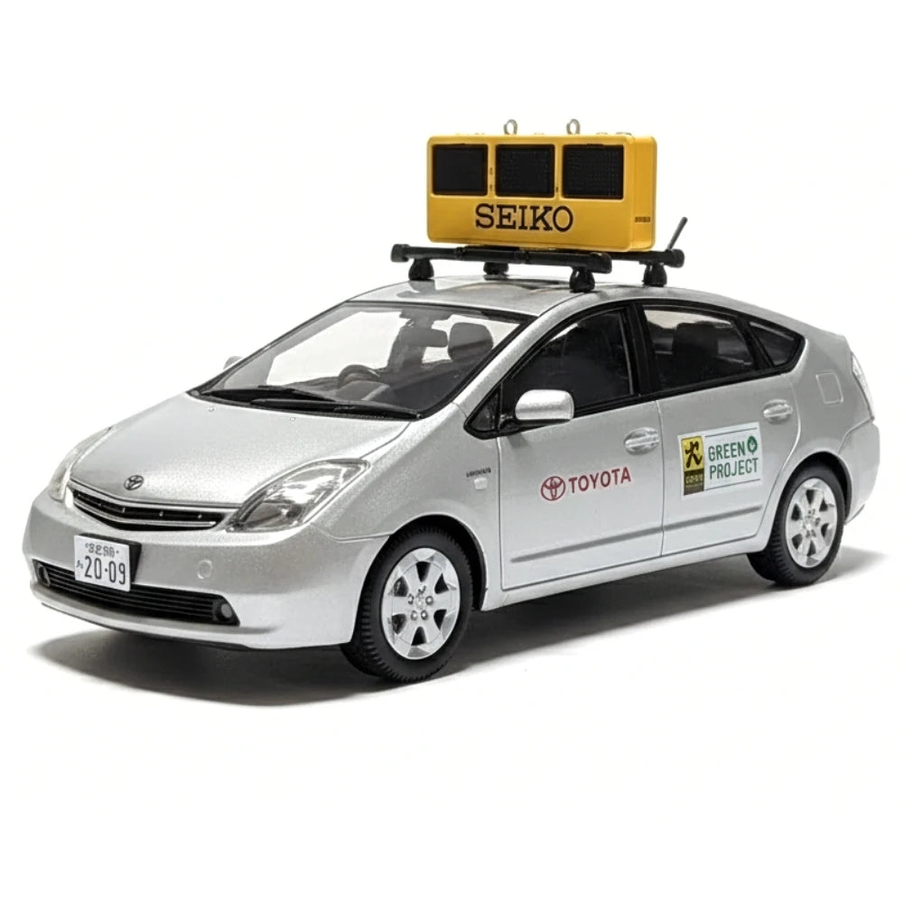 [MonoX] 1:43 Toyota 2009 Prius Tokyo Marathon Official Pace Silver Model Car Die-Cast