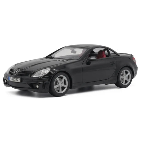 [MotorMax] 1:18 Mercedes-Benz 2004 SLK-Class R171 Black Model Car Die-Cast