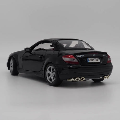 [MotorMax] 1:18 Mercedes-Benz 2004 SLK-Class R171 Black Model Car Die-Cast