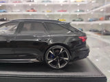 [MotorHelix] 1:18 Audi 2020 RS6 Avant C8 Black Model Car Resin