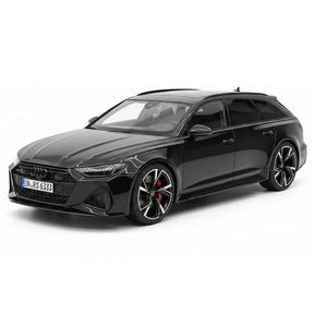 [MotorHelix] 1:18 Audi 2020 RS6 Avant C8 Black Model Car Resin
