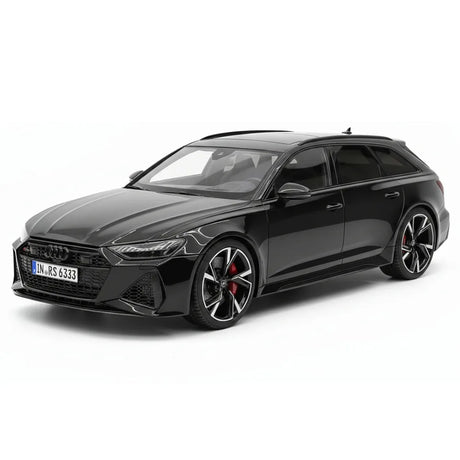 [MotorHelix] 1:18 Audi 2020 RS6 Avant C8 Black Model Car Resin