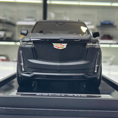 [MotorHelix] 1:18 Cadillac 2023 Escalade Black Model Car Resin