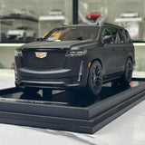 [MotorHelix] 1:18 Cadillac 2023 Escalade Black Model Car Resin