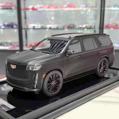 [MotorHelix] 1:18 Cadillac 2023 Escalade Black Model Car Resin