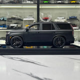 [MotorHelix] 1:18 Cadillac 2023 Escalade Black Model Car Resin