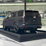 [MotorHelix] 1:18 Cadillac 2023 Escalade Black Model Car Resin