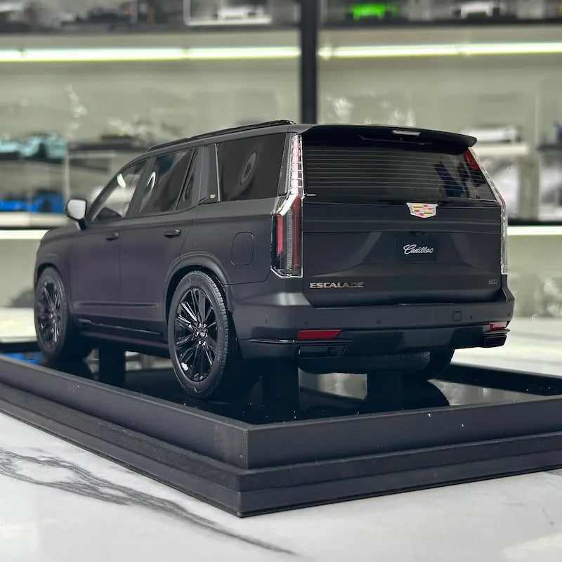 [MotorHelix] 1:18 Cadillac 2023 Escalade Black Model Car Resin