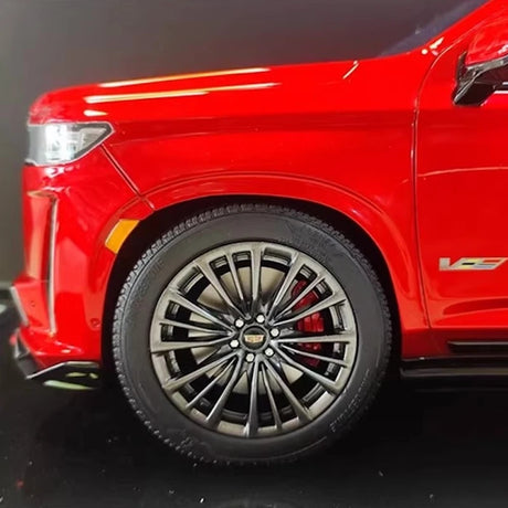 [MotorHelix] 1:18 Cadillac 2023 Escalade Red Model Car Resin